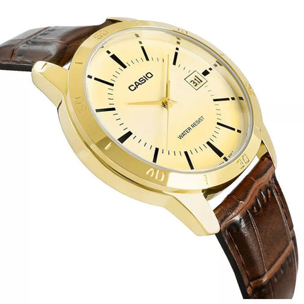 Casio MTP-V004GL-9A Vyriškas laikrodis + DĖŽUTĖ