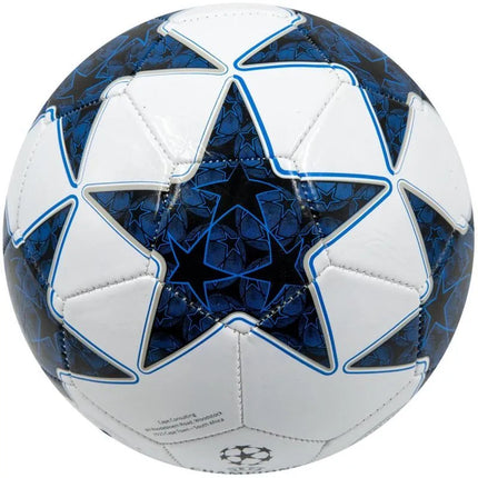UCL baltas/mėlynas futbolo kamuolys, 5 dydis