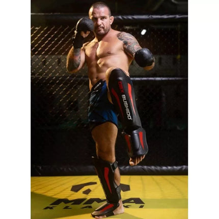 M Shin Guards - Phantom Red