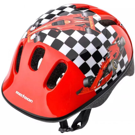 Meteor KS06 Lenktynininko komandos dviračio šalmas Dydis S 48-52cm Jr 24833