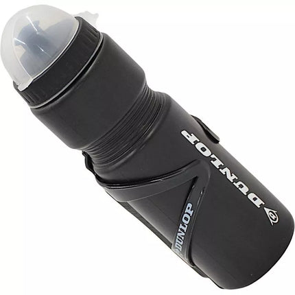 DUNLOP 750ML BICYCLE BOTTLE WITH CAGE BLACK