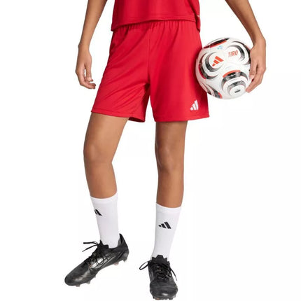 adidas Entrada 26 women's shorts red JZ2536