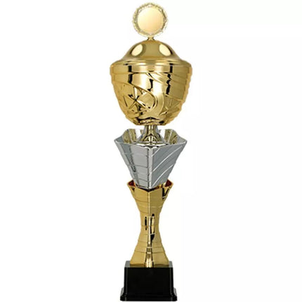 Metal cup with a lid