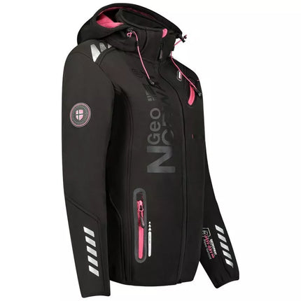 Geographical Norway Reine softshell jacket W WU8182F/GNO-BLACK-PINK