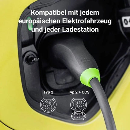 Green Cell GC Snap Type 2 EV įkrovimo laidas 11kW, 5m
