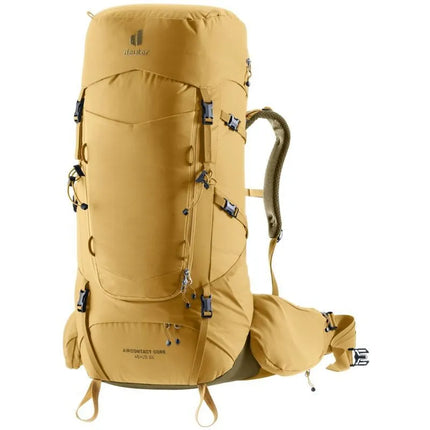 Moterų žygio kuprinė Deuter Aircontact Core 45+10 SL – Savanna/Nori