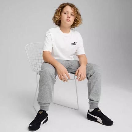 Puma ESS Small No. 1 Logo Relaxed Tee for Kids White 684920 02