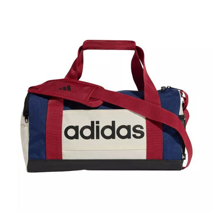 adidas Linijinė Duffel XS krepšys, tamsiai mėlynos, raudonos ir smėlio spalvos KE5544