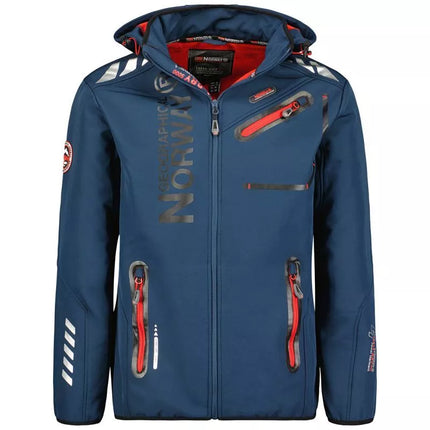 Geographical Norway ROYAUTE DB Tamsiai Mėlyna Raudona Vyriška Softshell striukė 068 (WY2001H/GN/Navy / Red)