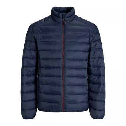 Jack&Jones vyriška pūkinė striukė JJEBRADLEY LIGHT PUFFER COLLAR NOOS 12280971 SKY CAPTIN
