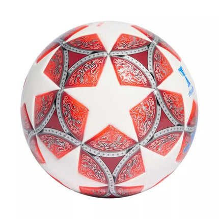 adidas UCL Womens 25/26 Final Mini Football Red and White JW1327