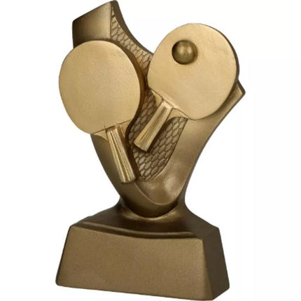 Cast figure - table tennis