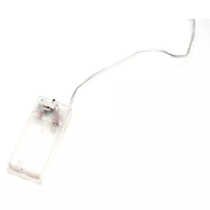 GLASS BALL MATRIX DROP LED 10CM RED
