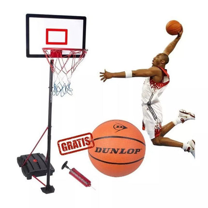 DUNLOP ADJUSTABLE BASKETBALL SET 1.65-2.05M 3IN1
