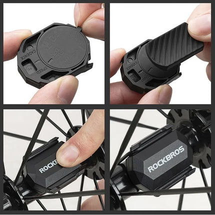 Rockbros C3 ANT+ / Bluetooth 2-in-1 Speed ​​or Cadence Sensor - Black