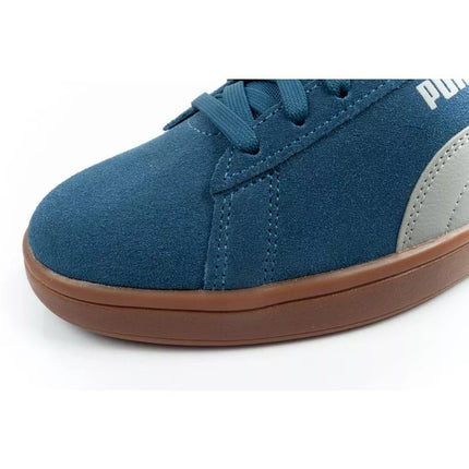 Puma vyriški sportiniai bateliai kedai Smash 3.0 odiniai klasikinio stiliaus madingi mėlyni