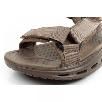 Lee Cooper vyriški šviesiai žali vasaros paplūdimio sandalai su lipukais