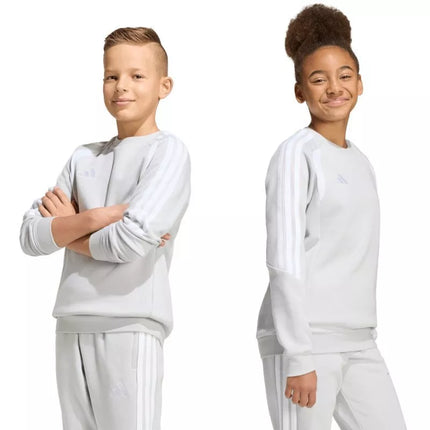 adidas Tiro 26 League Sweat Crew gray kids' sweatshirt KF5823