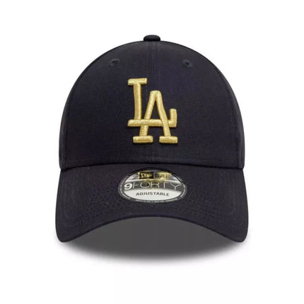 New Era 9FORTY MLB LA Los Angeles Dodgers Metalinė Tamsiai Mėlyna Kepuraitė su Dirželiu - 60595193