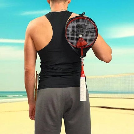 BADMINTON SET IN RED ORANGE ENERO 105 CASE