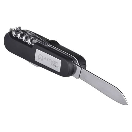 AZYMUT Izeron pocket knife - 13 tools + holster, 90 mm black (HK20017-8BL)