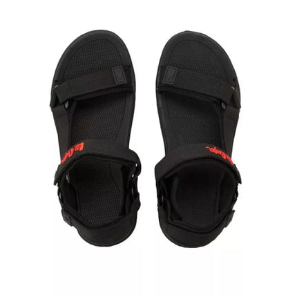 Lee Cooper men's shoes with velcro straps for summer beach sandals, lightweight black