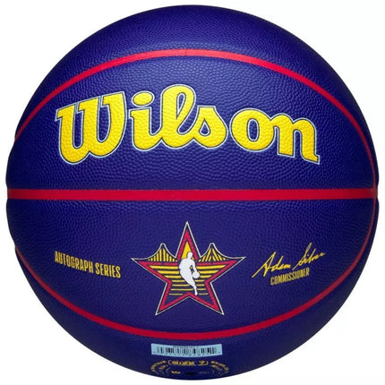 Wilson 2025 NBA Visų žvaigždžių rungtynių kamuolys su parašu WZ4034101XB