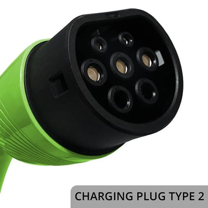 Qoltec Mobile charger for electric car EV with regulation 2in1 Type2 | 3.5kW | 230V | SCHUKO 16A | Wi-fi | TUYA | SMART LIFE | LCD | Portable | 5m (52435)