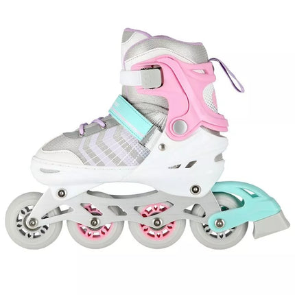 NH18192 4in1 PINK SIZE S(29-33) ROLLER SKATING WITH HOCKEY SLEEVE NILS EXTREME