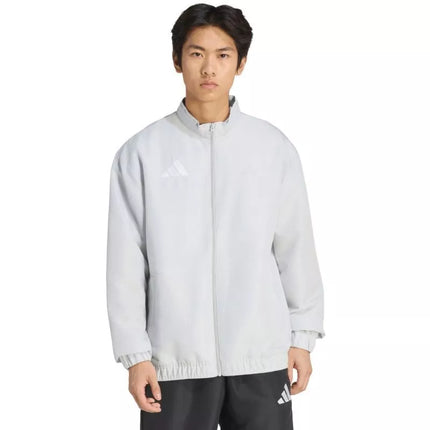Vyriškas adidas Entrada 26 pristatomasis džemperis pilkas JZ6620