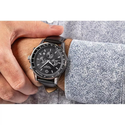 Men's Watch Giewont Chronograph Sapphire Black GW3520-A4