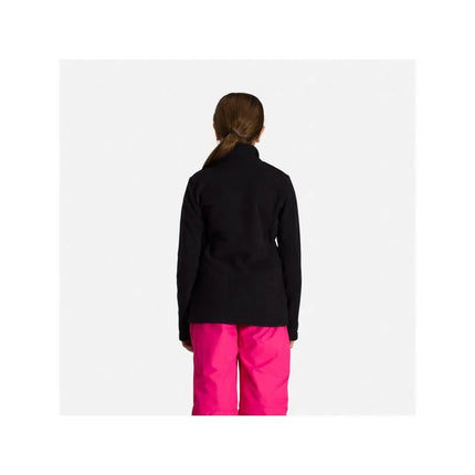 ROSSIGNOL Girl 1/2 Zip Fleece Sweatshirt Black