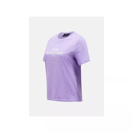 Peak Performance Moterų Originalūs Marškinėliai Violetiniai