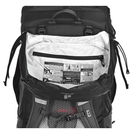 Deuter Futura Air Trek 60 + 10 black-graphite hiking backpack