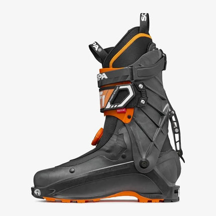 Scarpa F1 LT ski touring boots - carbon/orange