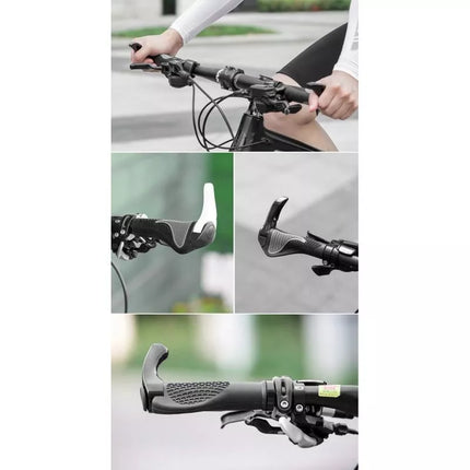 Rockbros handlebar grips with horns black