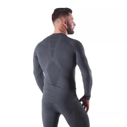 BTK0060 Vyriški pilki termoaktyvūs marškinėliai RAGNAR 2XL/3XL NILS