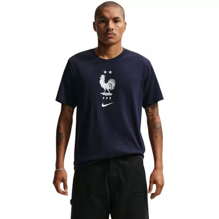 Nike FFF futbolo marškinėliai vyrams, tamsiai mėlyni IH2181 498
