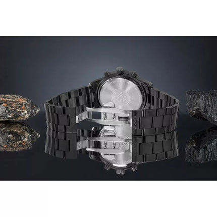 Vyriškas laikrodis Giewont Chronograph Safyrinis Juodas GW4580-B1
