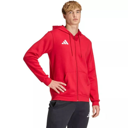 Men's adidas Entrada 26 FZ Hoody red KF5944