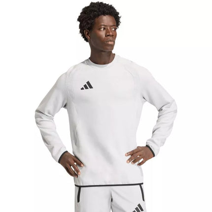 Men's adidas Tiro 26 Travel Crew sweatshirt white KD3323