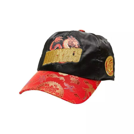 Mitchell & Ness NBA Houston Rockets Nauja Aušra Dad Cap - 6LUOMM20058-HROBLCK