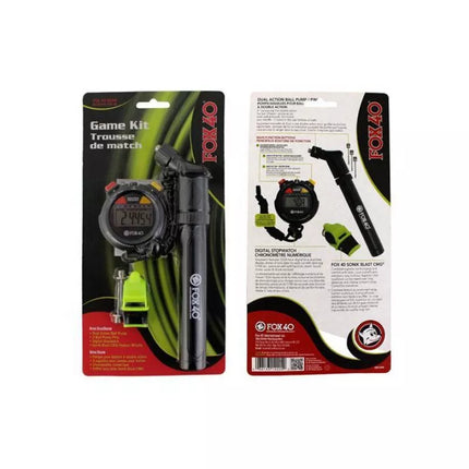 Švilpukas, chronometras, pompa - Fox 40 trenerio komplektas 6906-0600