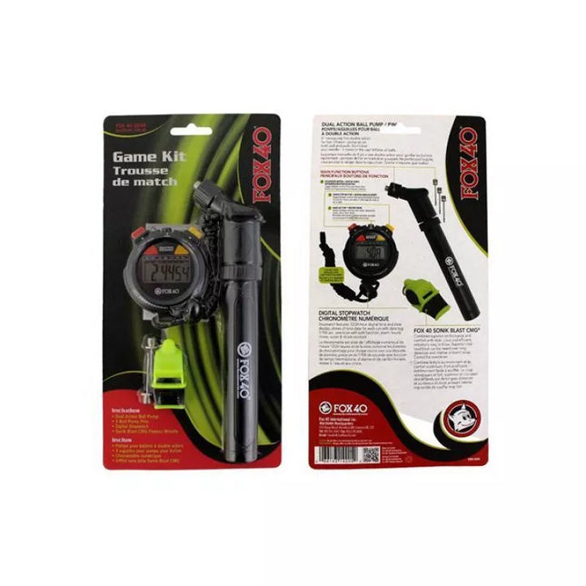 Švilpukas, chronometras, pompa - Fox 40 trenerio komplektas 6906-0600