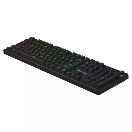 SAVIO MECHANINĖ KLAVIATŪRA STYX OUTEMU BROWN HOT SWAP RGB