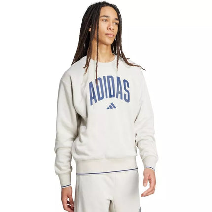 Vyriškas adidas Koleginis džemperis pilkas JM1732