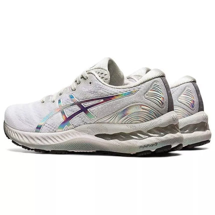 ASICS GEL-NIMBUS 23 PLATINUM GLACIER GRAY/WHITE (1012B132-020)