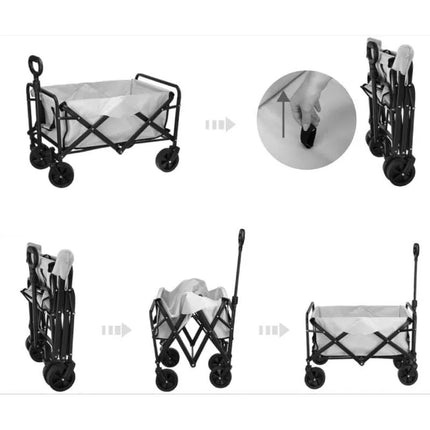 LARGE FOLDABLE TRAVEL AND BEACH STROLLER WITH HANDLE REDCLIFFS