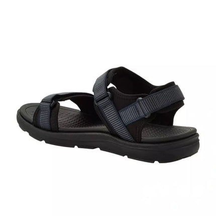 Lee Cooper men's shoes velcro sandals for summer beach light blue black