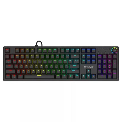 SAVIO MECHANINĖ KLAVIATŪRA STYX OUTEMU RED HOT SWAP RGB